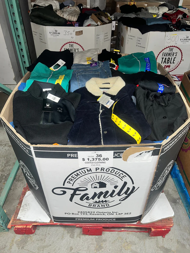 clothing liquidation pallets germany