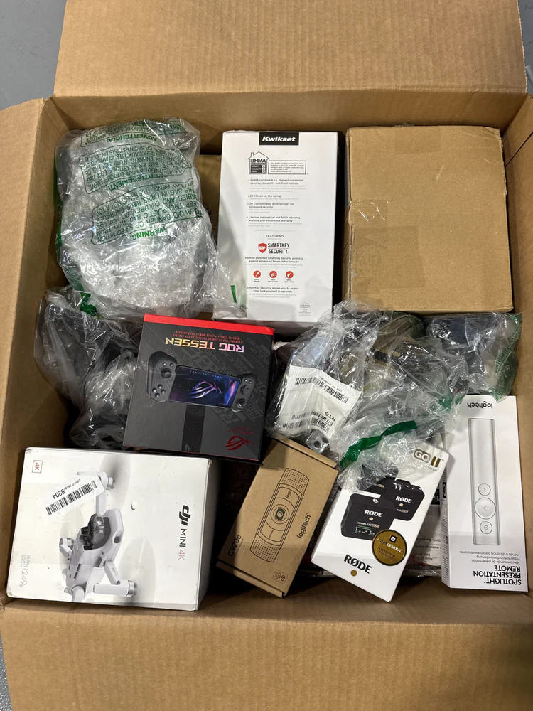 warehouse clearance elektronik pallets